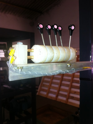 Stop motion with brass rods with wiring-new
